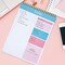 To-Do List Notepad Daily Planner with 52 Undated Tear-Off Sheets 6.5" x 9.8" Checklist Productivity Organizer with Hourly Schedule